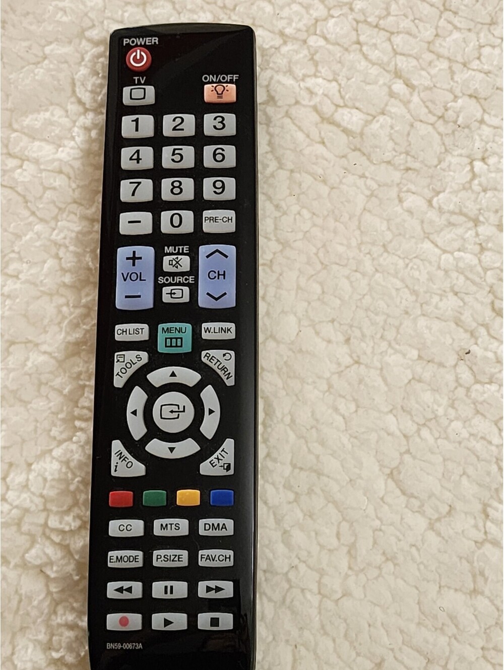 Samsung AA59-00481A OEM Original TV Remote for Samsung TV - Black